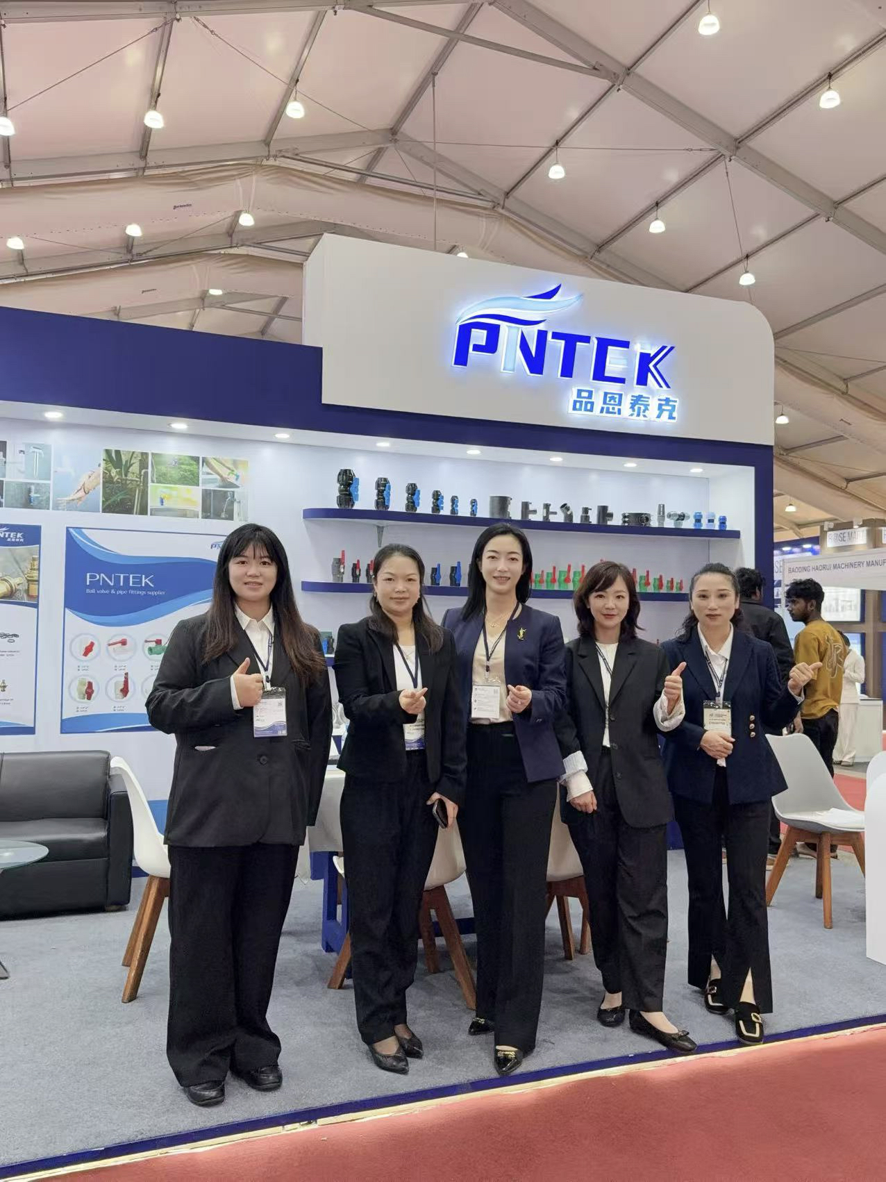 IPF Bangladesh plastic valves exhibition booth