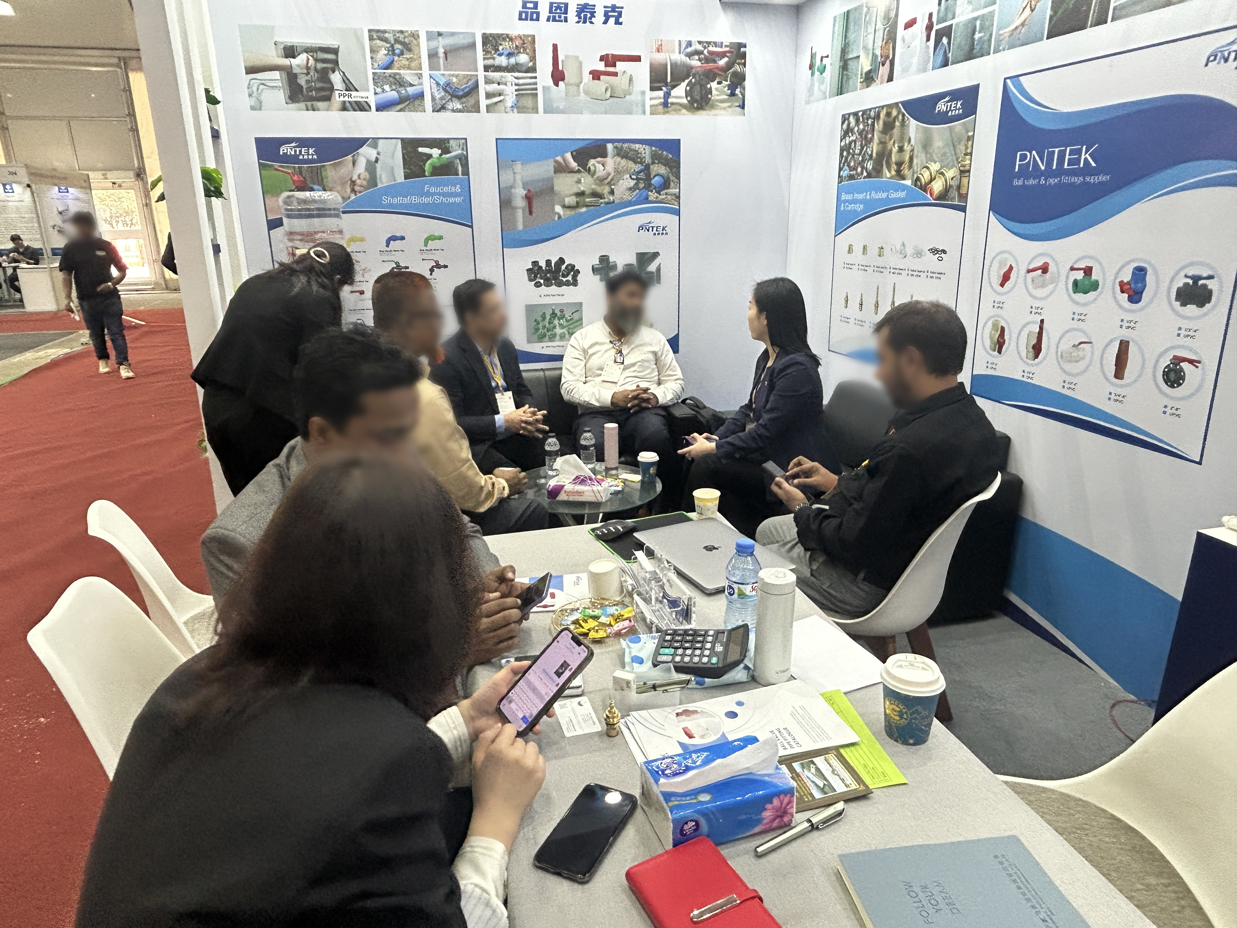 IPF Bangladesh plastic valves exhibition booth