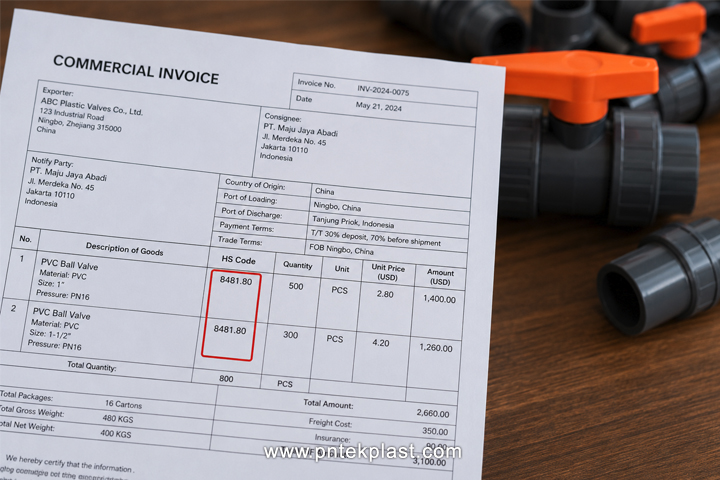 HS Code for PVC Ball Valve Import