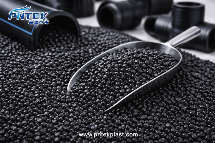 Raw HDPE pellets used for manufacturing pipes and fittings