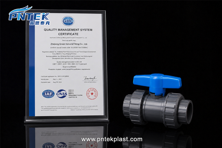 ISO 9001 Certified PVC Valve Manufacturer