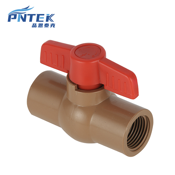 A calendar with a Pntek PVC ball valve superimposed, showing a long timespan