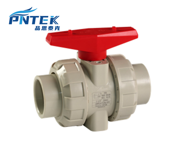 A close-up of the PP-H marking on an industrial valve body