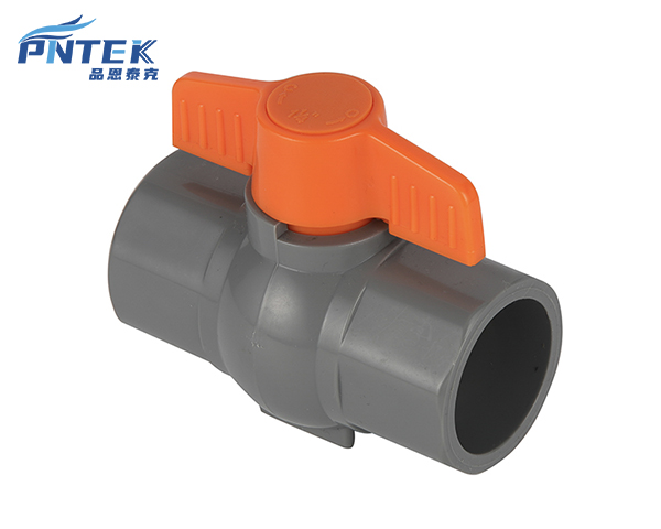 PVC-yə qəliblənmiş '150 PSI' təzyiq dərəcəsini göstərən Pntek klapan gövdəsinin yaxından çəkilişi