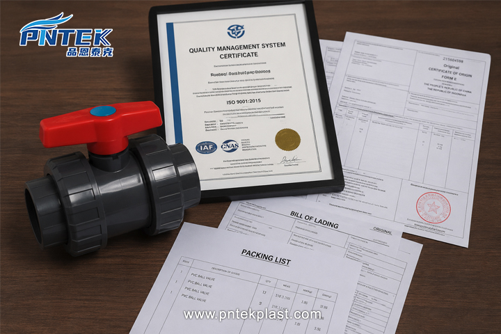 PVC Valve Export Compliance and Certification
