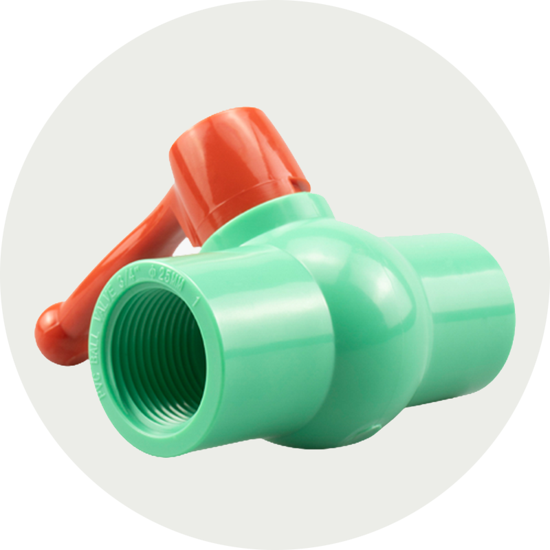 Pipe Fitting ASTM Pntek PPR UPVC PVC Compact Ball Valve