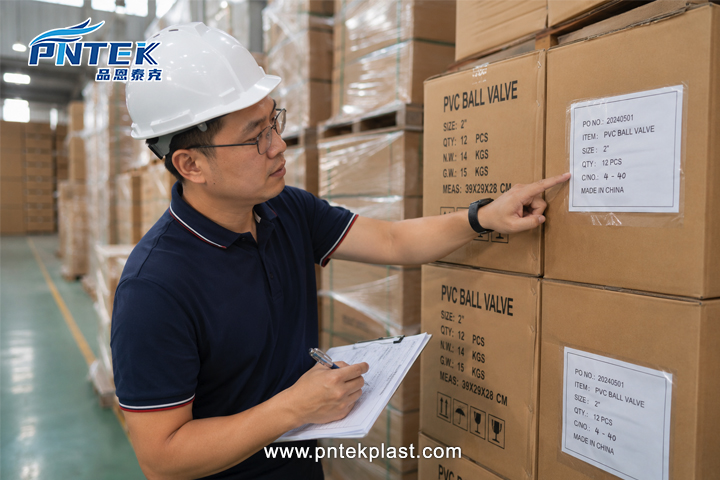 Pre-Shipment Inspection for PVC Valves